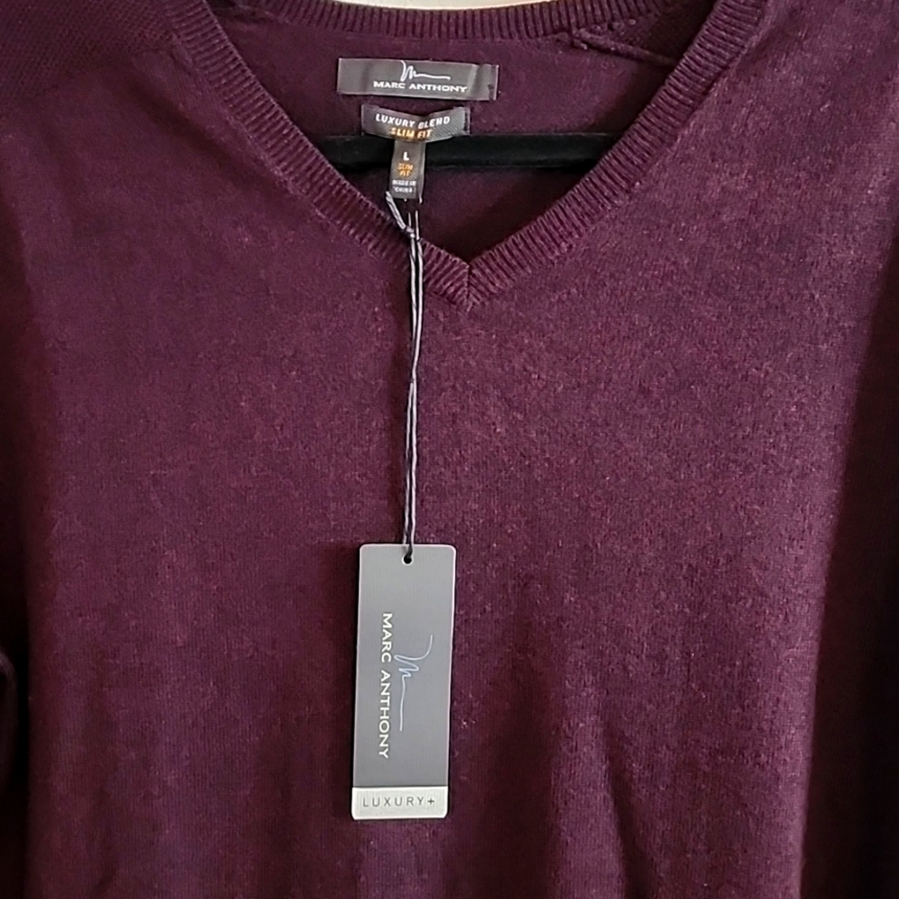 Mens Long Sleeve Sweater - Picture 2 of 5